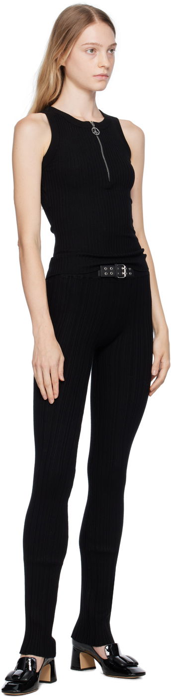 Bukser Moschino Jeans Buckle Detail Trousers Sort | 380 8711, 3