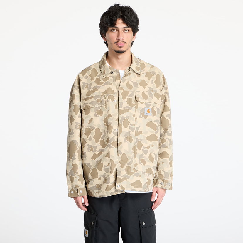 Jakke Carhartt WIP Carhartt WIP Liam Camo Duck Jacket Beige | I034564.2R4XX