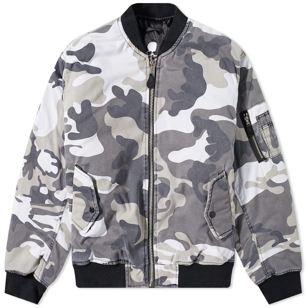 Bomberjakke Mastermind WORLD Fostex x Bomber Jacket Grå | MW21C08-BL510-2, 0