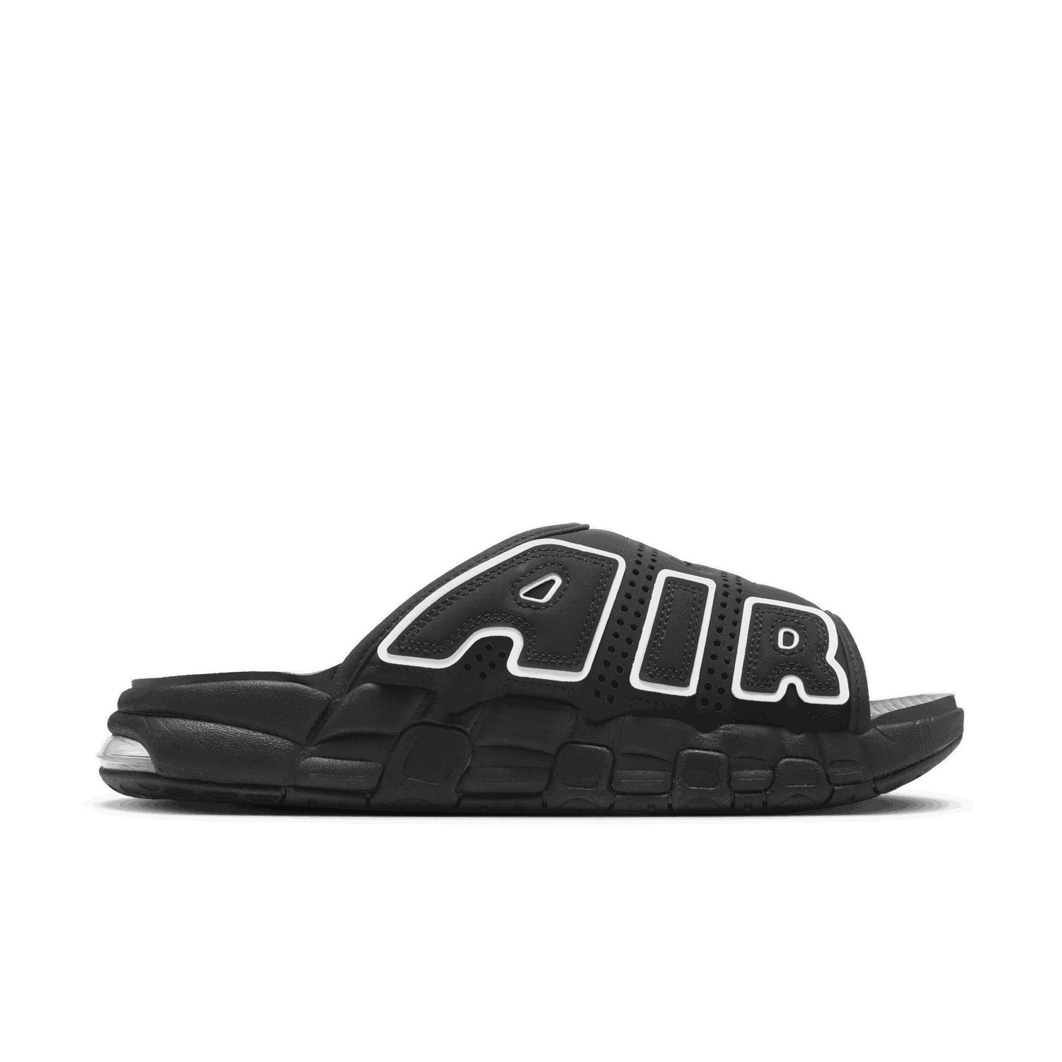 Sneakers og sko Nike Air More Uptempo Slides Sort | DV2132-001, 1