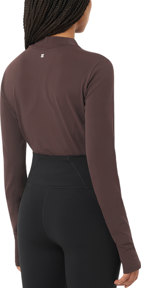 T-shirt Salomon Salomon SHKout Bliss Long Sleeve T-Shirt Brun | lc2659800, 1