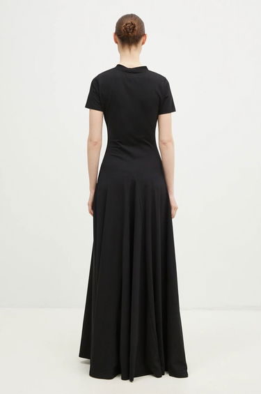 Kjole VETEMENTS VETEMENTS Embroidered Logo Maxi Dress Sort | WA66DR710B, 2