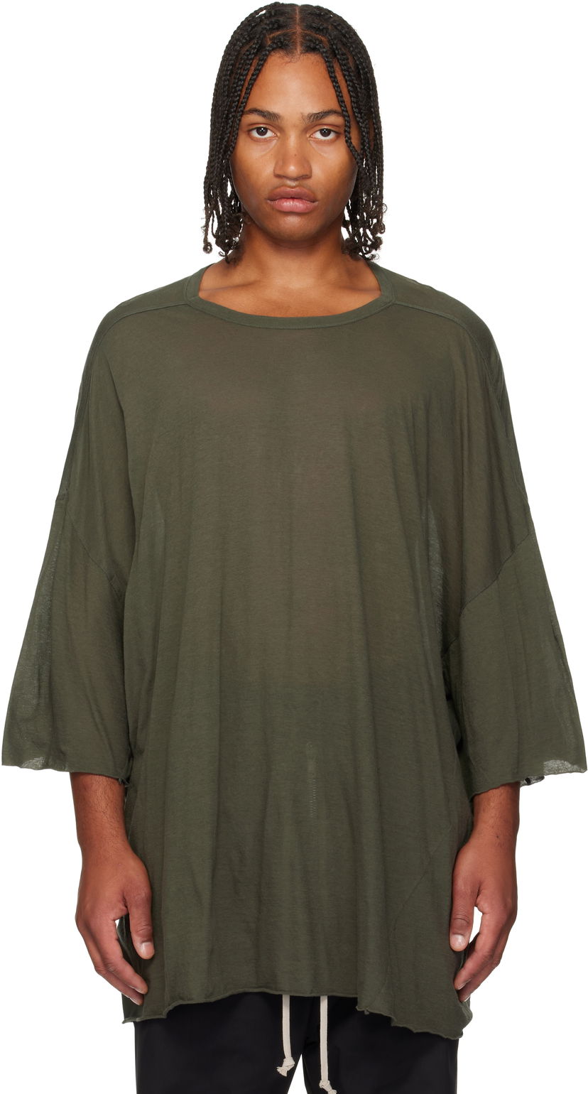 T-shirt Rick Owens Rick Owens Concordians Tommy T-Shirt Grøn | RU02E1283 UC