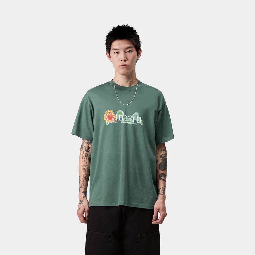 T-shirt Carhartt WIP WIP Experiential T-Shirt Grøn | I035442_9