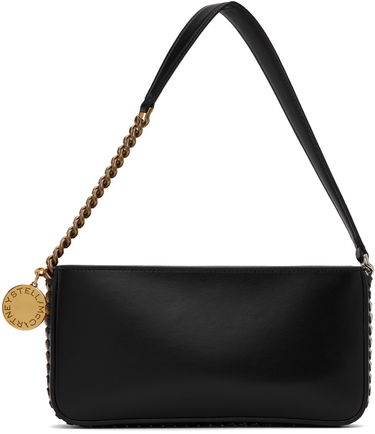 Håndtaske Stella McCartney Frayme Baguette Shoulder Bag Sort | 7B0116W8839, 0