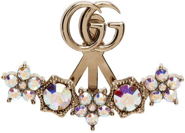 Øreringe Gucci Crystal Double G Single Earring Beige | 753790 J1D50, 0