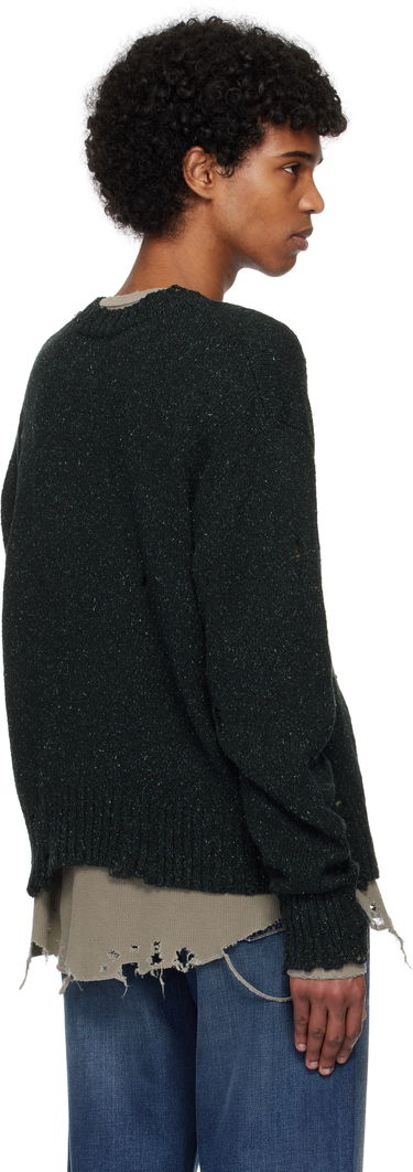 Sweater We11done We11done Grunge Knit Sweater Grøn | WD-KT0-25-621-U-NV, 2