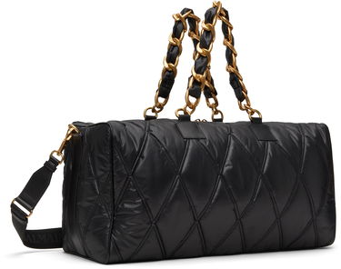 Rejsetaske Balmain Balmain Quilted Nylon Diamond Travel Duffle Bag Sort | EM1EC237TNDT, 2