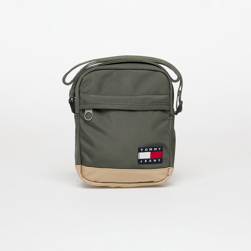 Skuldertaske Tommy Hilfiger Tommy Jeans Ess Daily Square Bag Grøn | AM0AM13265 MRH