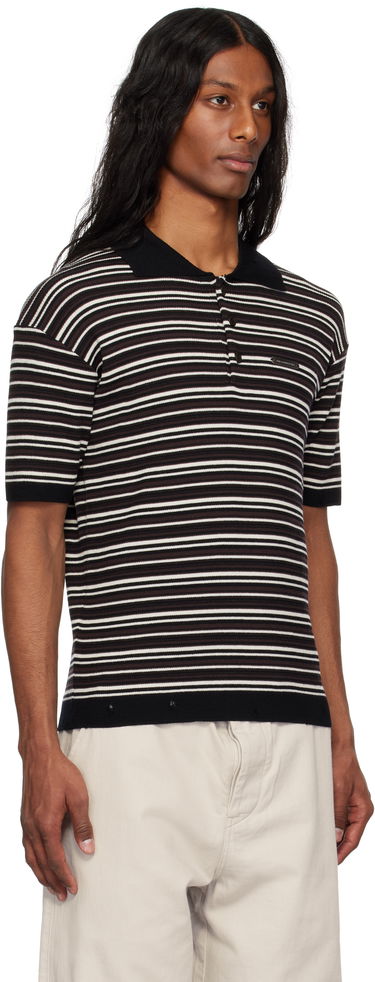 Polo skjorte Andersson Bell Andersson Bell Striped Sweater Polo Sort | atb1286m, 1