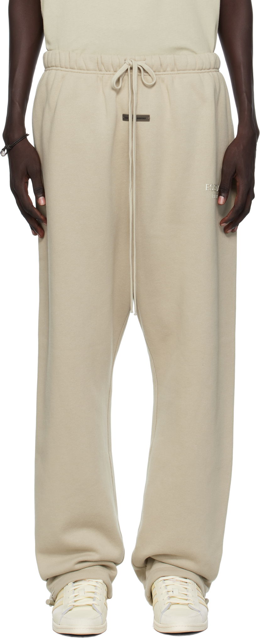 Joggingbukser Fear of God Fear of God ESSENTIALS Relaxed Fleece Sweatpants Beige | 130SP258226F