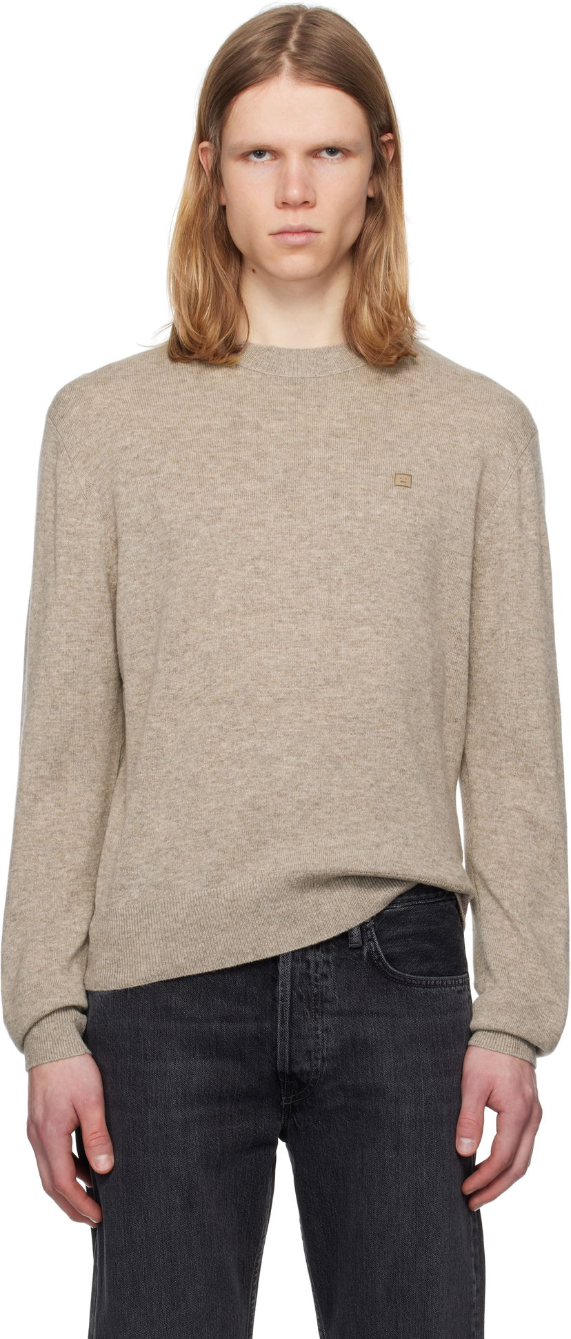 Sweater Acne Studios Acne Studios Yak Wool Sweater Beige | C60101-