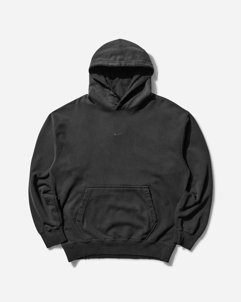 Sweatshirt Nike Solo Swoosh French Terry Hoodie Sort | IB8749-010