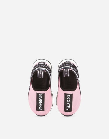 Sneakers og sko Dolce & Gabbana Sorrento Slip-on With Logo Tape Lyserød | DN0105AH6778B405, 3