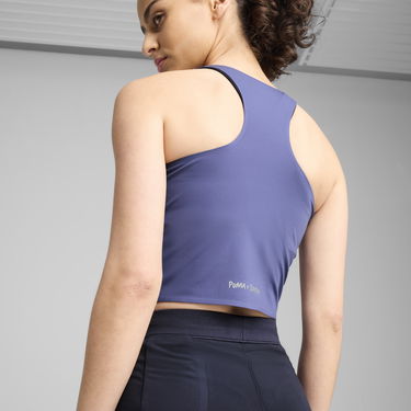 Tanktop Puma PUMA x SAYSKY Women's Running Crop Top Lilla | 526839_46, 2