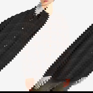 Skjorte OUR LEGACY Our Legacy Borrowed Shirt, Shadow Check Brun | M2252OB, 2