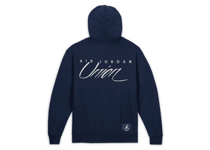 Sweatshirt Jordan Union x MJ Fleece Hoodie Mørkeblå | DV7335-419, 0
