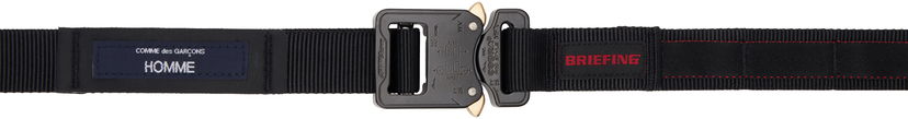 Bælter Comme des Garçons Homme Nylon Tape Belt Sort | HO-K301-051