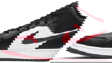 Sneakers og sko Jordan Air Jordan 1 Mid "Noble Red" GS Sort | 554725-066, 1