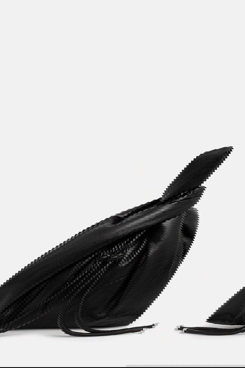 Håndtaske Nanushka Nanushka Jen Drawstring Leather Bag Sort | NW25SSBG04899, 0