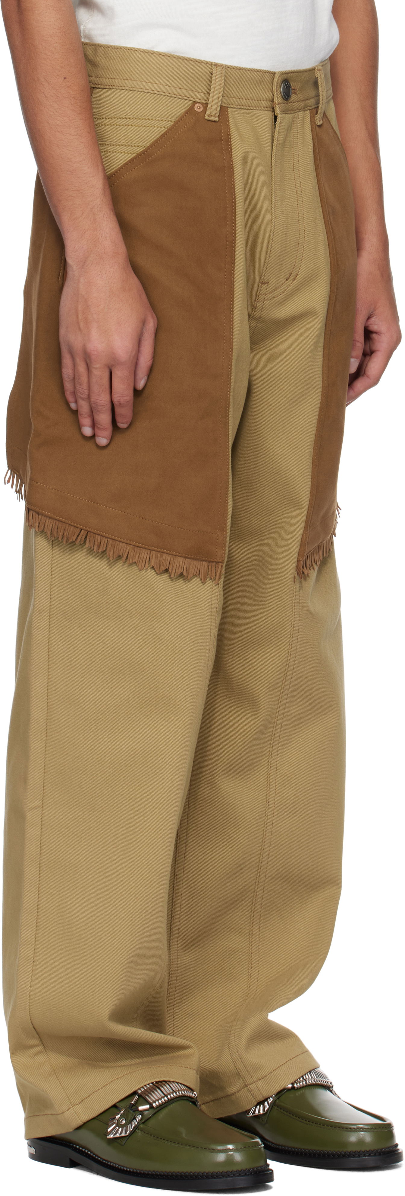 Cargo bukser Andersson Bell Andersson Bell Cowboy Wrap Jeans Beige | apa784m, 1