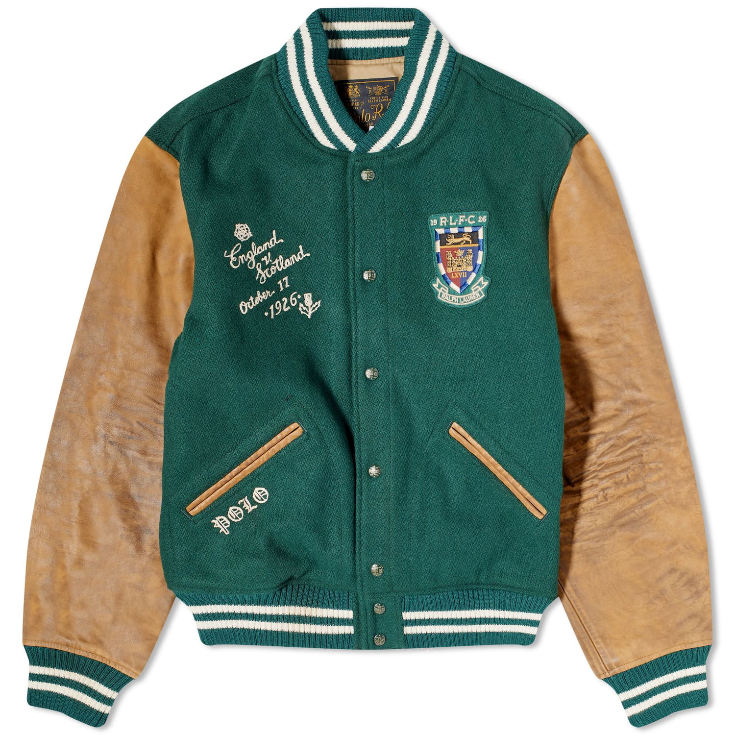 Tøj Polo by Ralph Lauren Polo Ralph Lauren Lined Varsity Hunt Club Grøn | 710916063001, 0