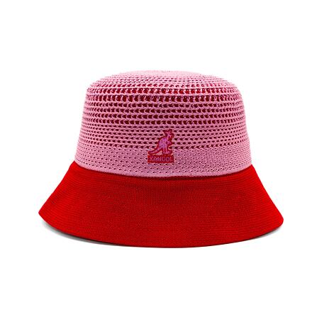 Hat Kangol Kangol Double Mesh Lahinch Bucket Hat Size S Lyserød | K3745-PS664, 0