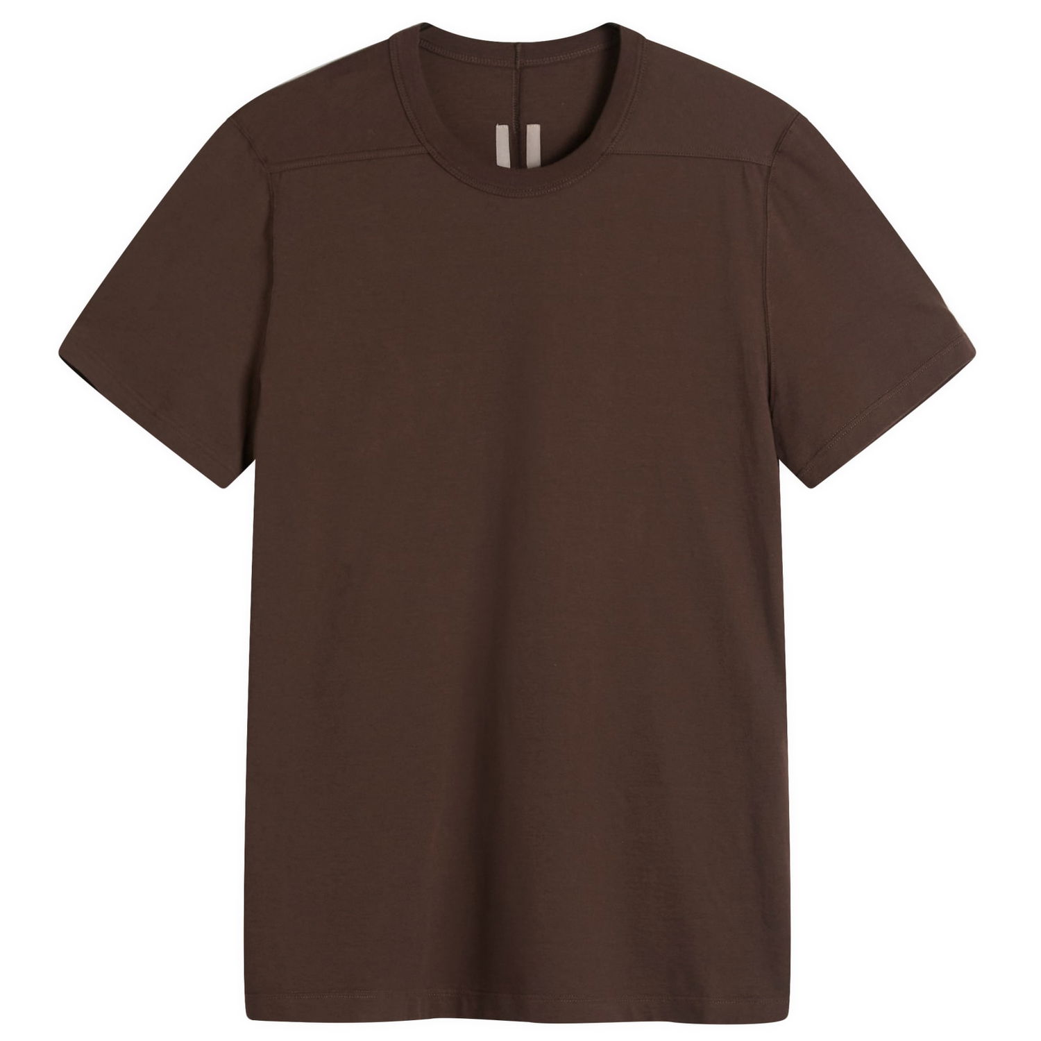 T-shirt Rick Owens Rick Owens Short Level T-Shirt, Size Large Brun | RU02E1265-JA-78, 1