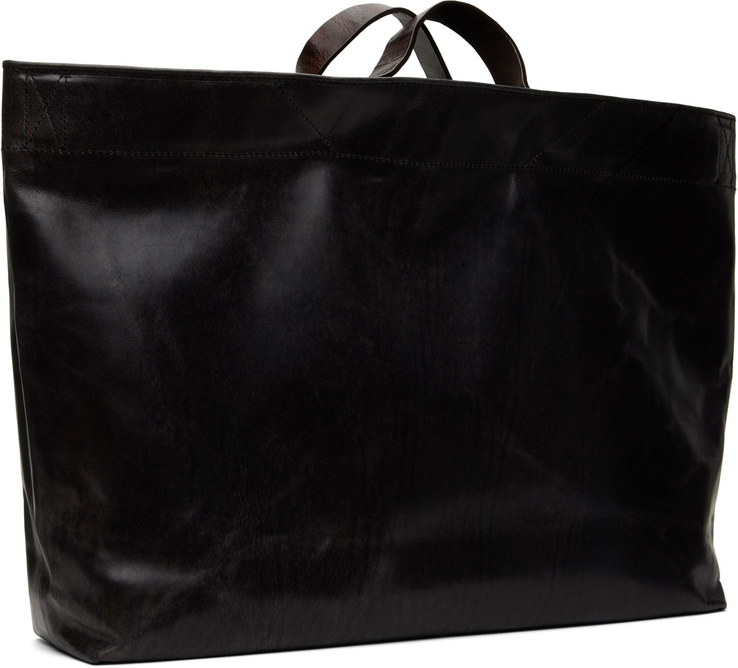 Mulepose OUR LEGACY Our Legacy Oblong Leather Tote Sort | A2258TV, 1