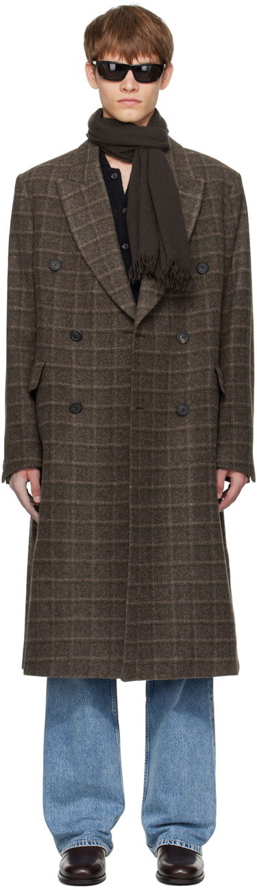 Frakker OUR LEGACY OUR LEGACY Whale Double-Breasted Coat Brun | M4251WD, 0
