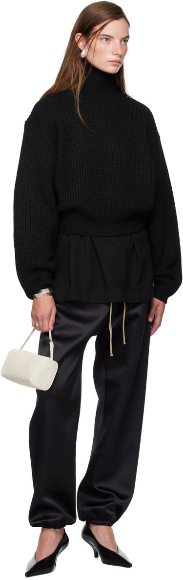 Sweater Fear of God ESSENTIALS Cropped Turtleneck Sweater Sort | 192BT247320FW, 4