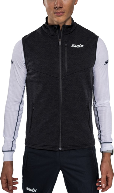 Vest SWIX Dynamic Midlayer Vest Sort | 10080-23-10000, 0