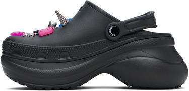 Tøj Balenciaga Balenciaga Crocs Edition Jibbitz Mules Sort | 720762 W0FOW, 2