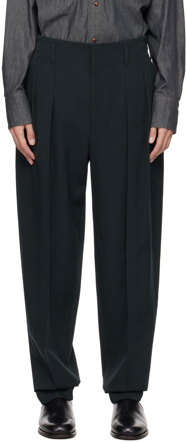 Bukser LEMAIRE Lemaire Tapered Trousers Grøn | PA1042 LF1123