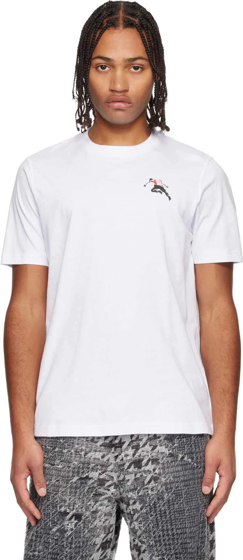 T-shirt Diesel Graphic T-Shirt Hvid | A18668-0QIAM-100