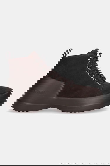 Sneakers og sko Moon Boot MEZZALUNA LACE UP MID SUEDE Boots Brun | 80D2500030.M010, 1