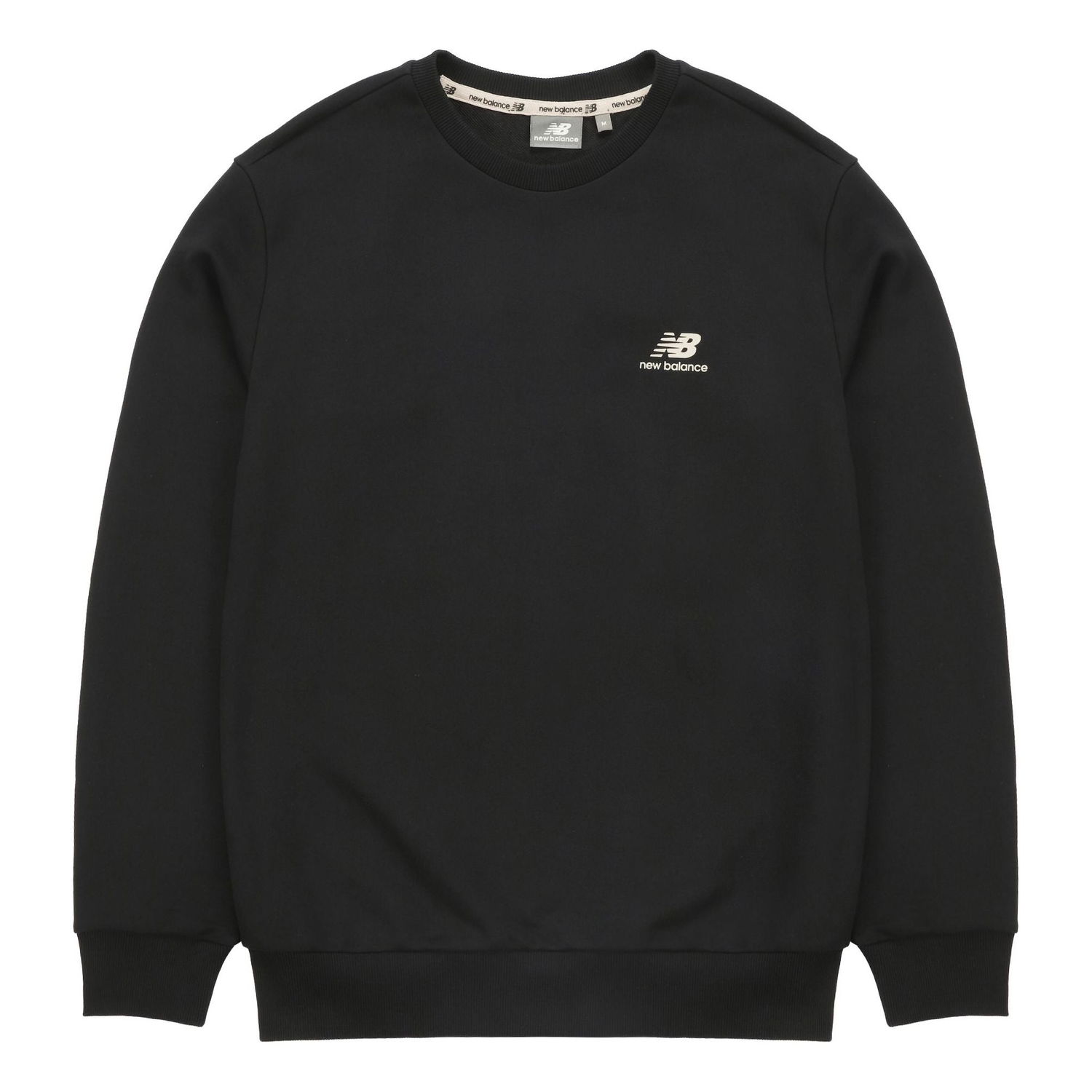 Sweater New Balance Athleisure Round Neck Long Sleeve Sweatshirt Sort | 5CB33223-BK, 0