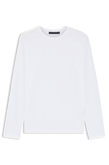 T-shirt BOSS BECKHAM x BOSS Mercerised Cotton T-Shirt Hvid | 50552319