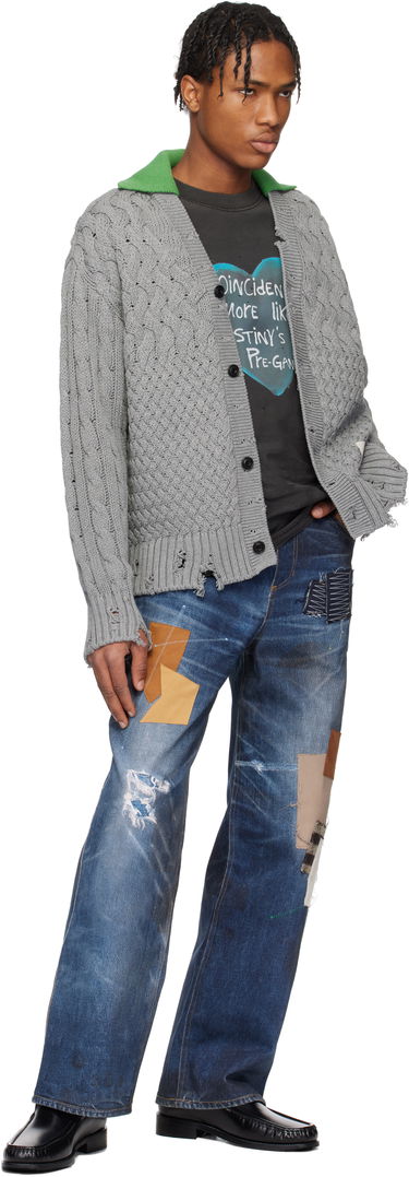 Sweater Andersson Bell Andersson Bell V-Neck Knit Cardigan Grå | atb1241m, 3