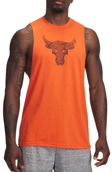 Tanktop Under Armour Project Rock Graphic Tanktop Orange | 6005057-844, 0