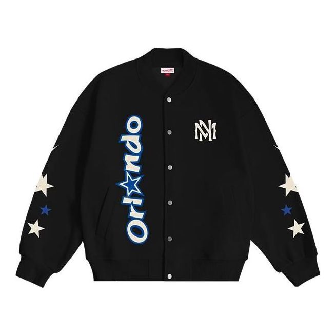 Bomberjakke Mitchell & Ness Mitchell & Ness NBA Orlando Magic Varsity Jacket Sort | MA13M027F-1, 0