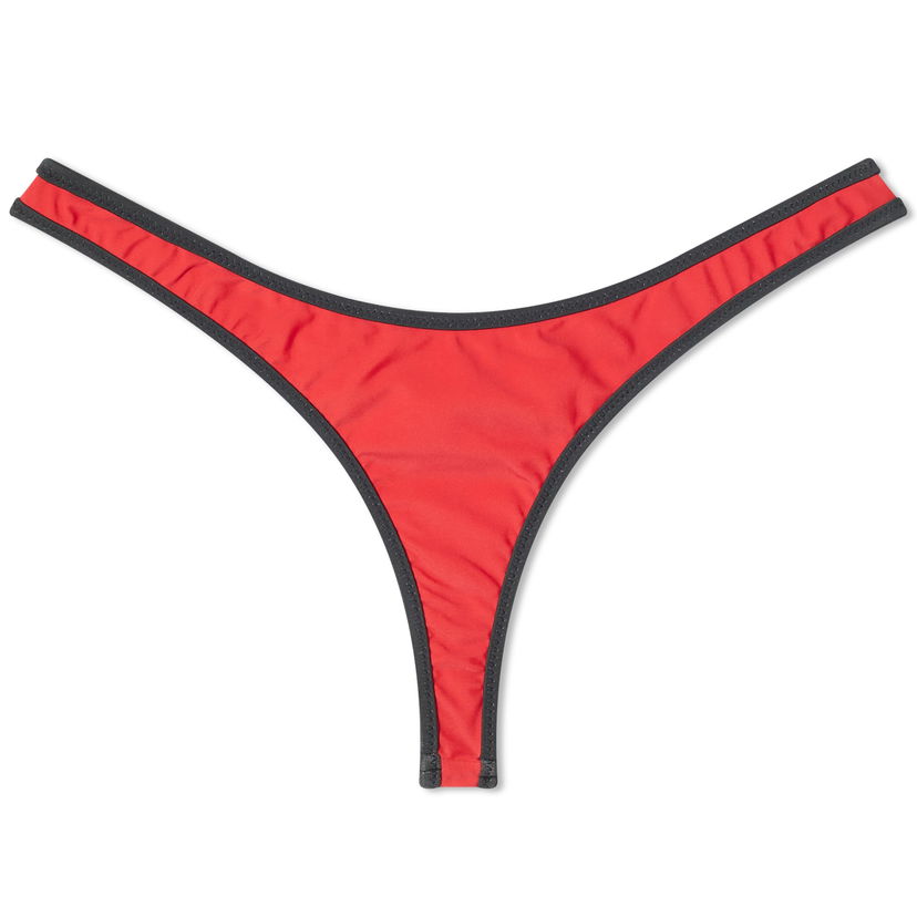 Trusser Miaou Miaou Jo Thong Bikini Bottom, Size Medium Rød | 2031SWCRS
