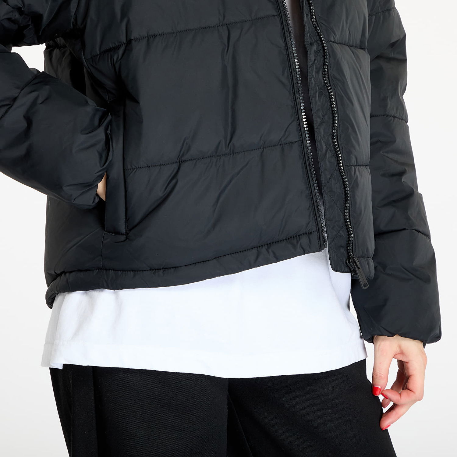 Puffer jakke Tommy Hilfiger Vail Puffer Jacket Black Sort | DW0DW18841 BDS, 1