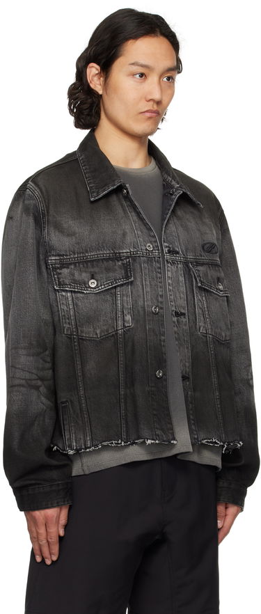 Jakke We11done We11done Sporty Selldone Denim Jacket Sort | WD-DJ1-25-308-U-BK, 1