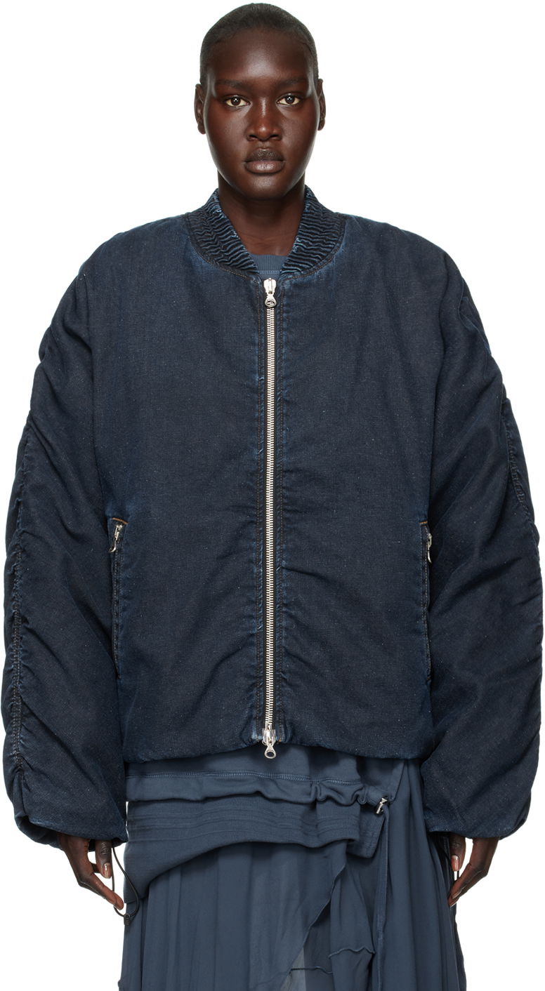 Bomberjakke Diesel Denim Bomber Jacket Blå | A09559 09F39, 0