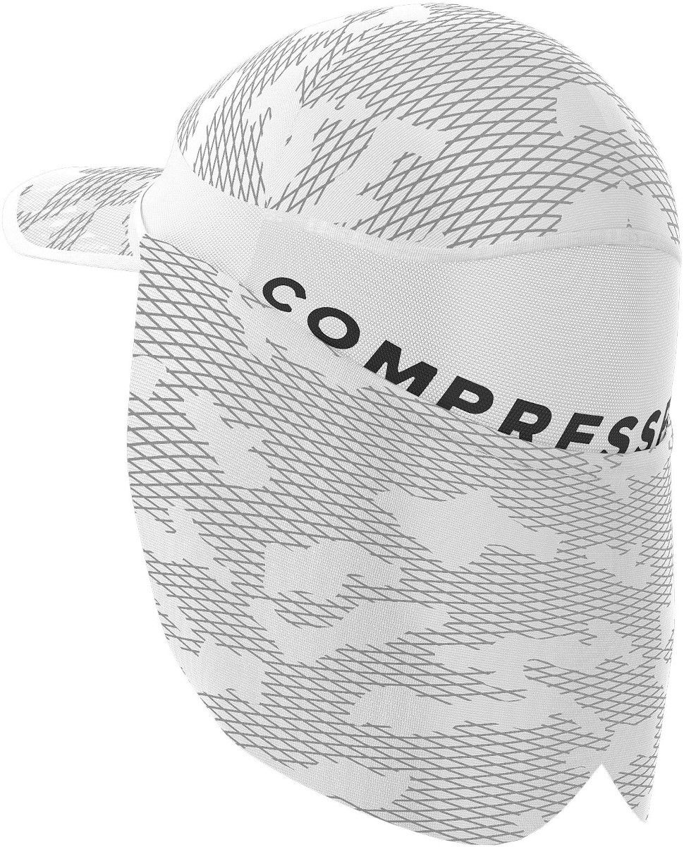Kasket Compressport Ice Cap Sun Shade Hvid | cu00076b-001, 1