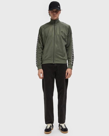 Jakke Fred Perry Taped Track Jacket Grøn | J4620-Z50, 1
