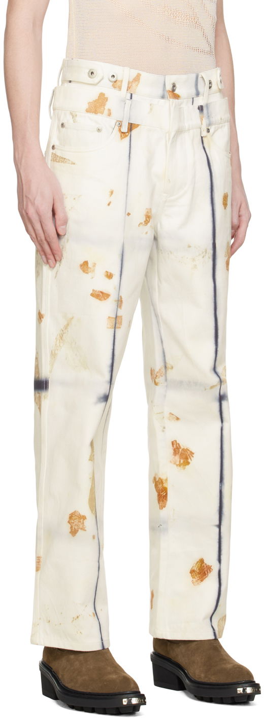 Jeans Feng Chen Wang Feng Chen Wang Plant-Dyed Jeans Hvid | FUS17TR20, 1