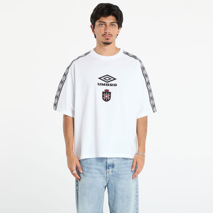 T-shirt Umbro Og Tape T-Shirt Hvid | UBMW0341JY101 WTH0001