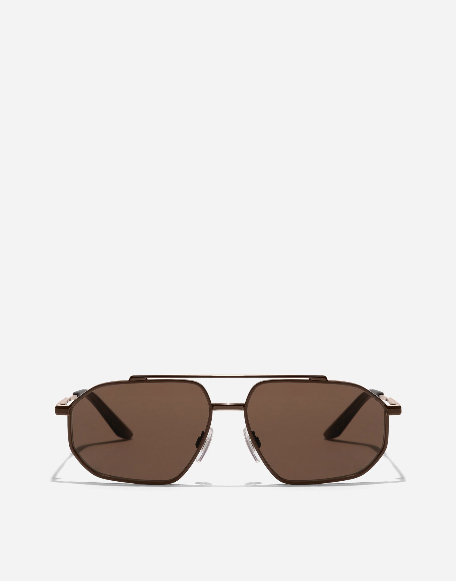 Solbriller Dolce & Gabbana Metal Classic Hexagonal Double Bridge Sunglasses New Arrivals Brun | VG2328VM6739V000, 0